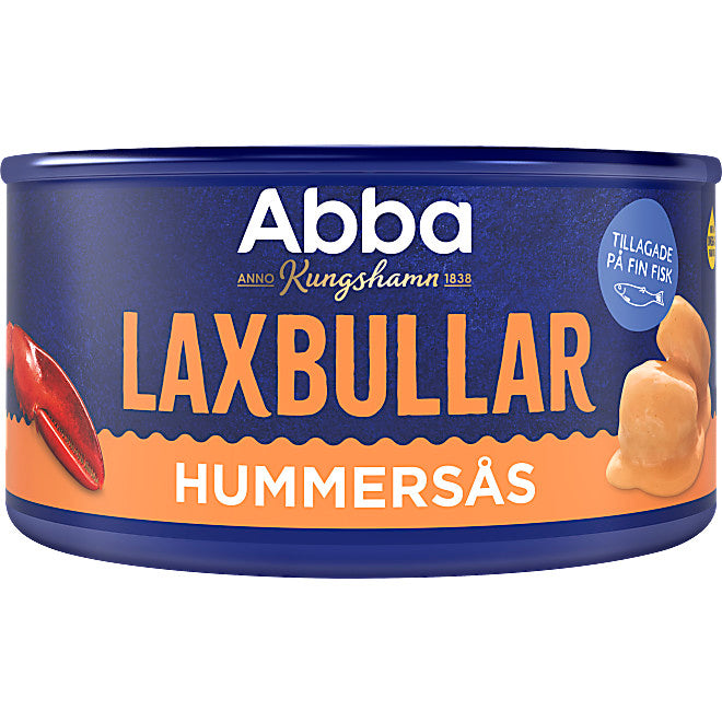 Laxbullar Hummersås Abba. 375 g.