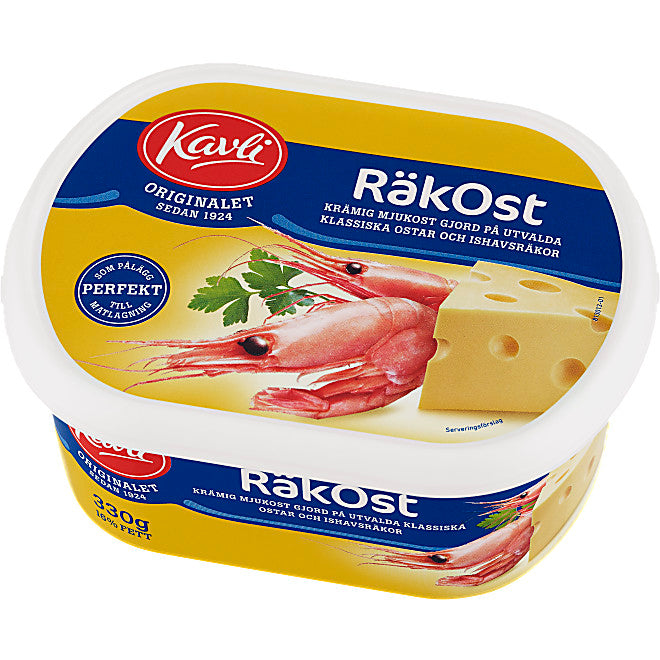 Räkost Kavli. 330 g.
