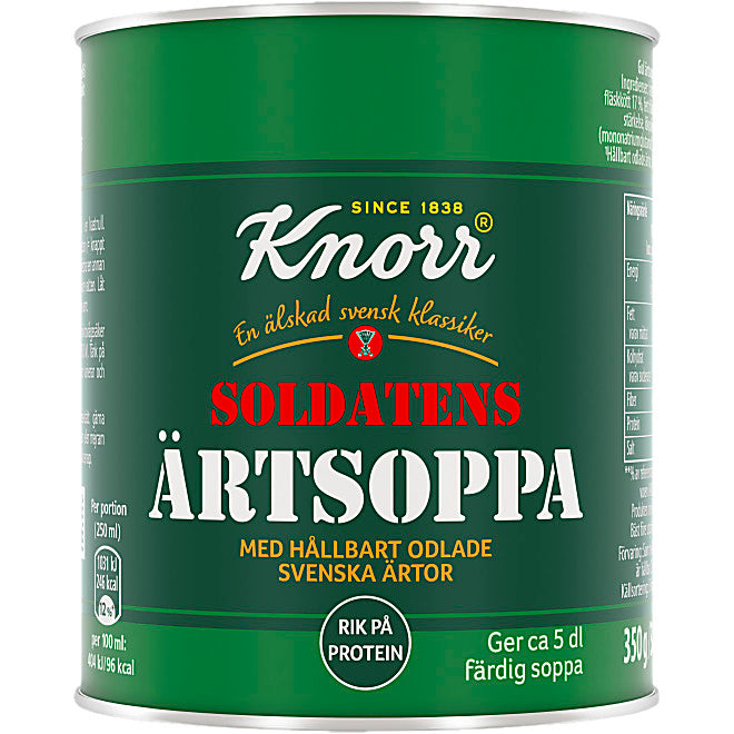 Soldatens Ärtsoppa Knorr. 350 gram.