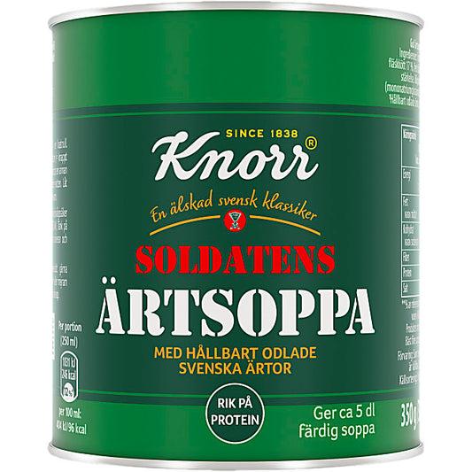 Soldatens Ärtsoppa Knorr. 350 gram.