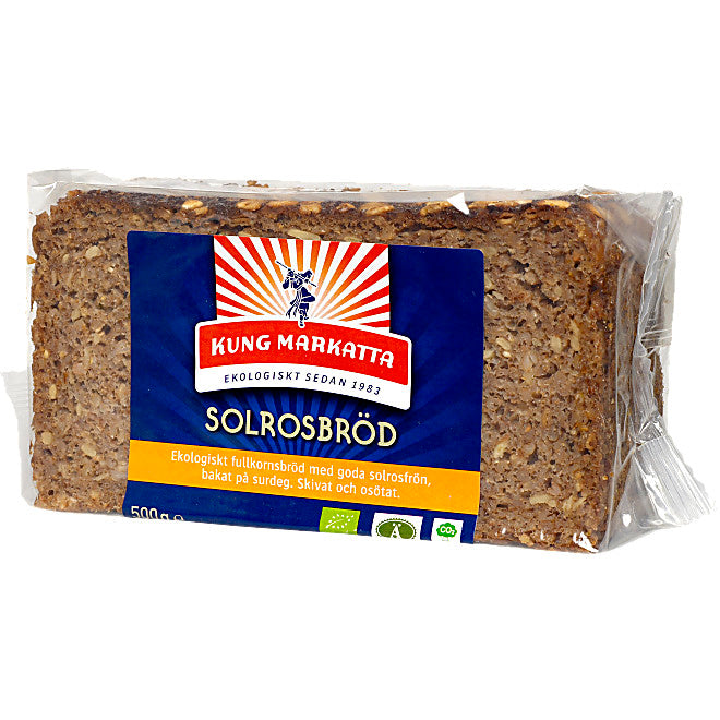Solrosbröd Eko Kung Markatta. 500 g.