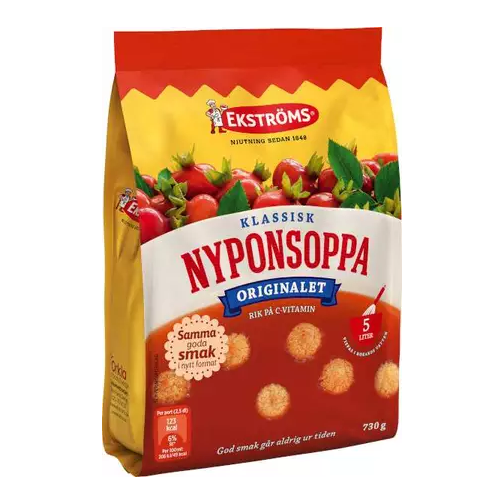 Ekströms Pulver Nyponsoppa - Rose hip soup in powder 730 gr-Swedishness