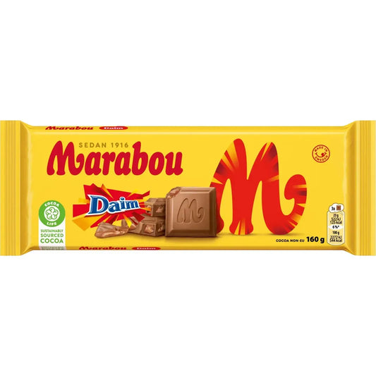 Marabou Chokladkaka Daim - Chocolate bar 160 g-Swedishness